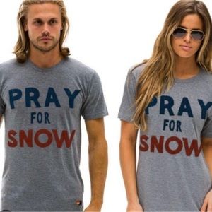 Aviator Nation - Pray for Snow unisex T-shirt